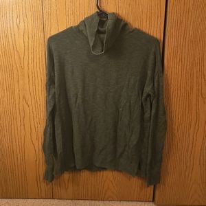 Sonoma Army Green Turtleneck, Small